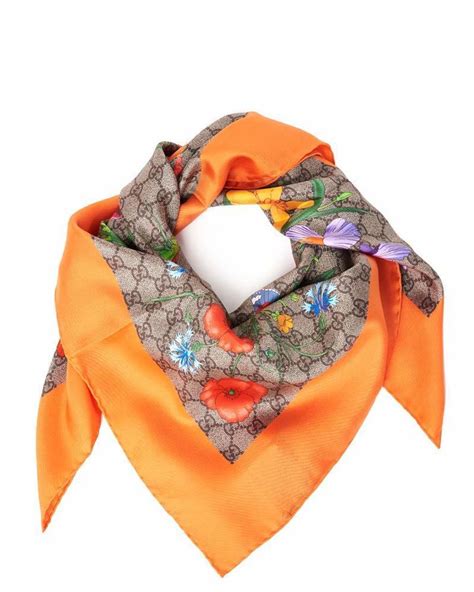 vintage gucci scarf oranges|gucci scarf century 21.